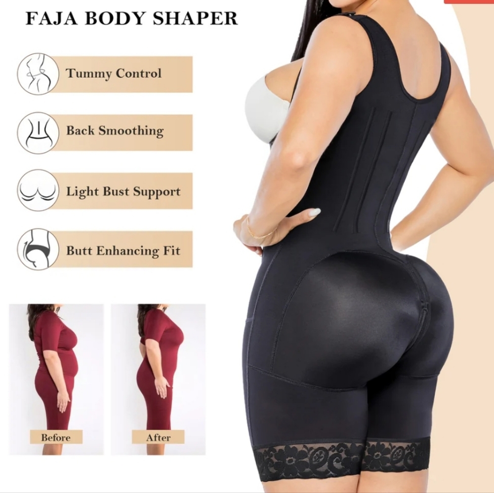 Yianna Fajas Tummy Control Butt Lifter BodyShaper  Shapewear Bodysuit Postpartum - Picture 15 of 16